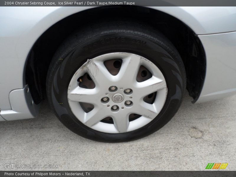 Ice Silver Pearl / Dark Taupe/Medium Taupe 2004 Chrysler Sebring Coupe