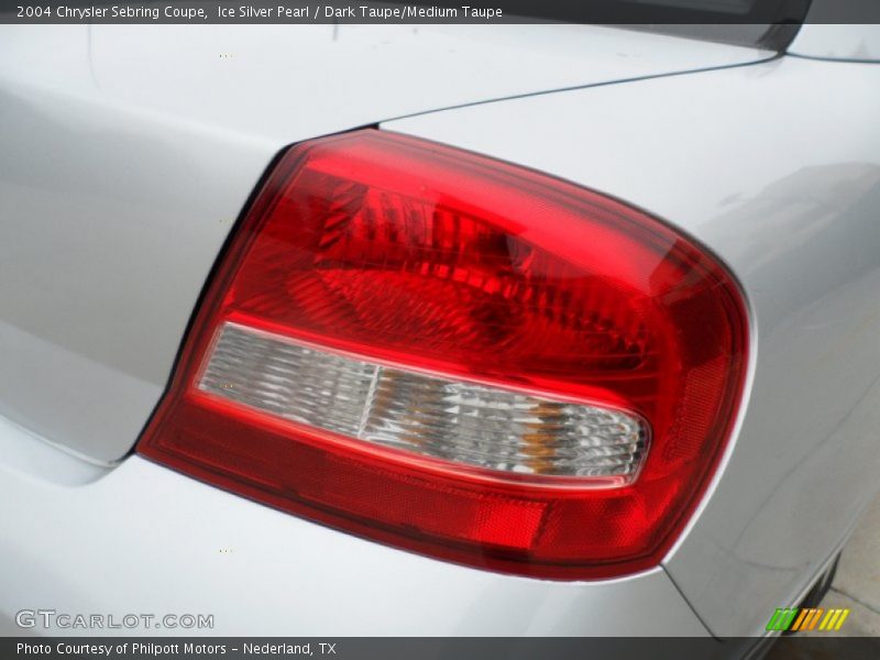 Ice Silver Pearl / Dark Taupe/Medium Taupe 2004 Chrysler Sebring Coupe
