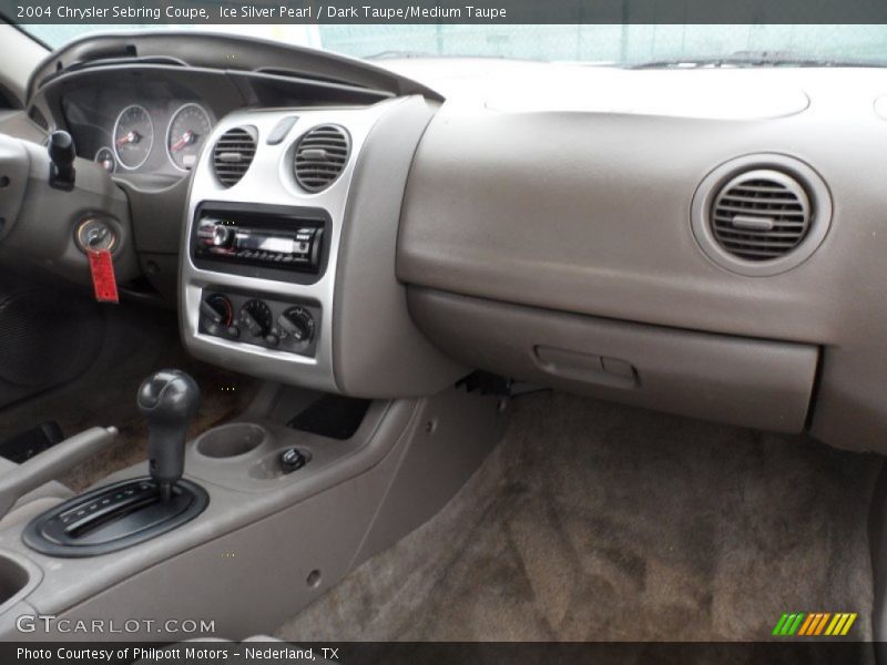 Ice Silver Pearl / Dark Taupe/Medium Taupe 2004 Chrysler Sebring Coupe