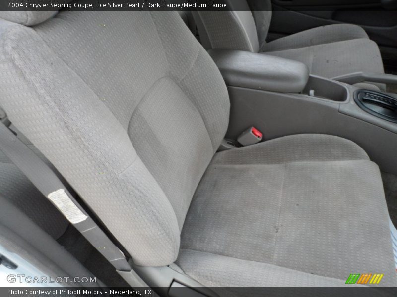 Ice Silver Pearl / Dark Taupe/Medium Taupe 2004 Chrysler Sebring Coupe