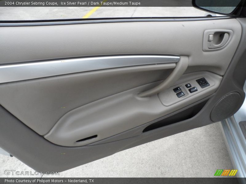 Ice Silver Pearl / Dark Taupe/Medium Taupe 2004 Chrysler Sebring Coupe
