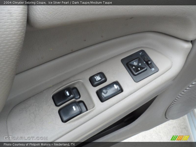 Ice Silver Pearl / Dark Taupe/Medium Taupe 2004 Chrysler Sebring Coupe