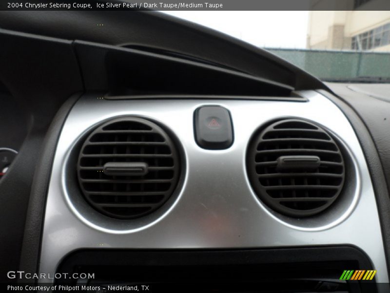 Ice Silver Pearl / Dark Taupe/Medium Taupe 2004 Chrysler Sebring Coupe