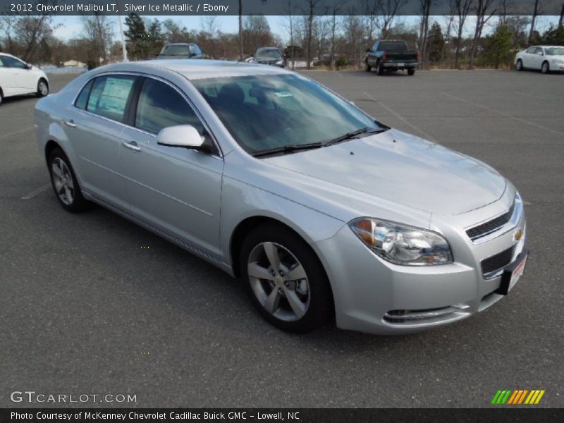 Silver Ice Metallic / Ebony 2012 Chevrolet Malibu LT