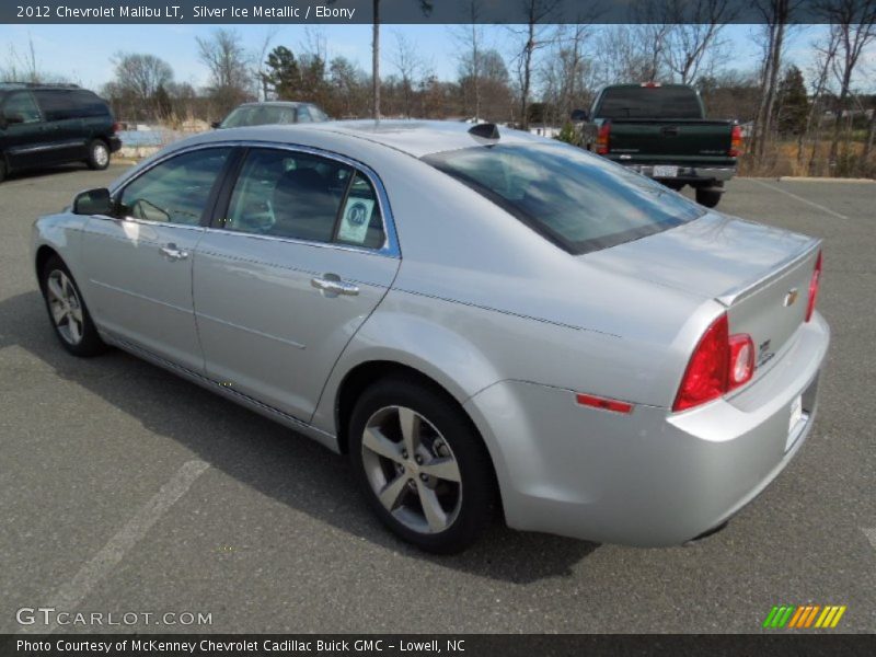 Silver Ice Metallic / Ebony 2012 Chevrolet Malibu LT
