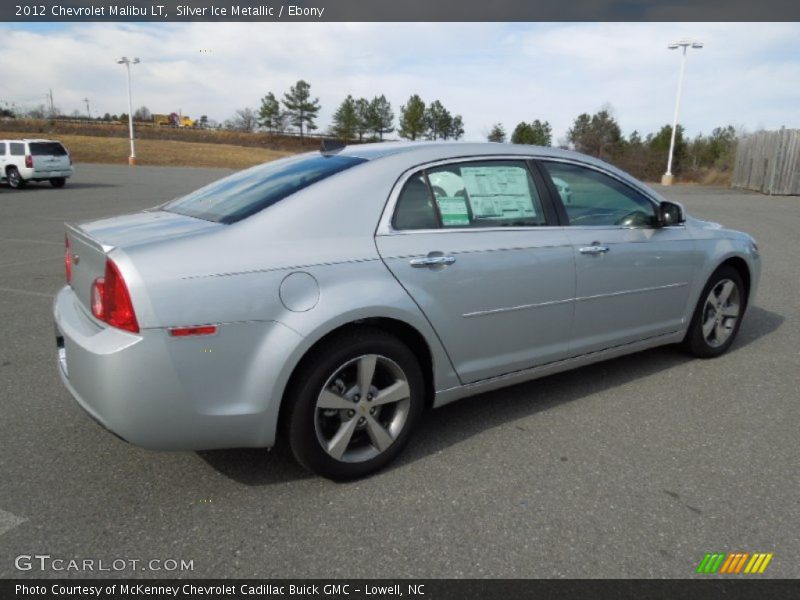 Silver Ice Metallic / Ebony 2012 Chevrolet Malibu LT