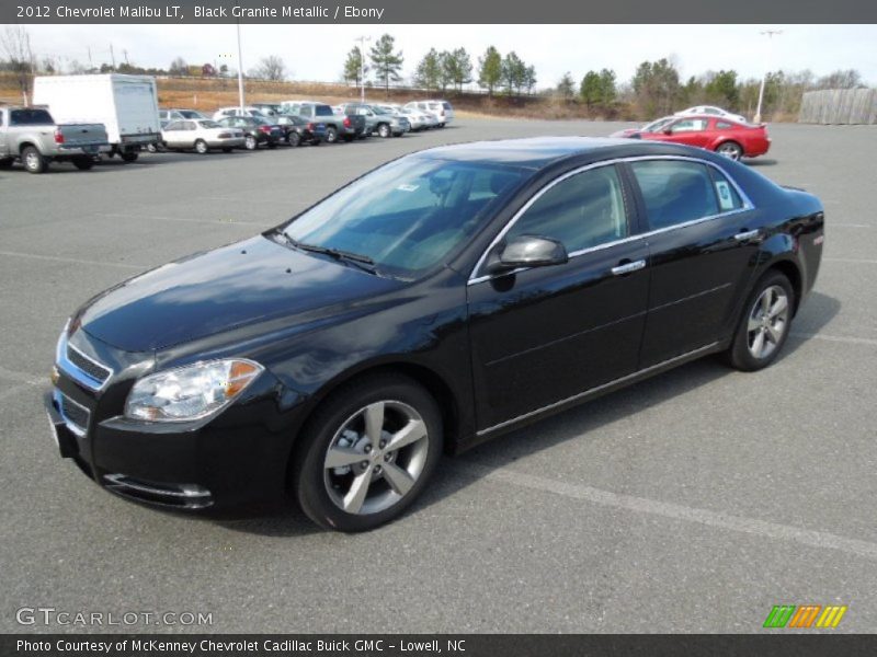 Black Granite Metallic / Ebony 2012 Chevrolet Malibu LT