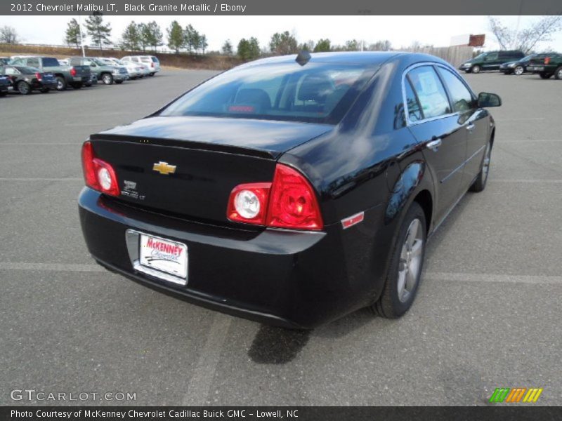 Black Granite Metallic / Ebony 2012 Chevrolet Malibu LT