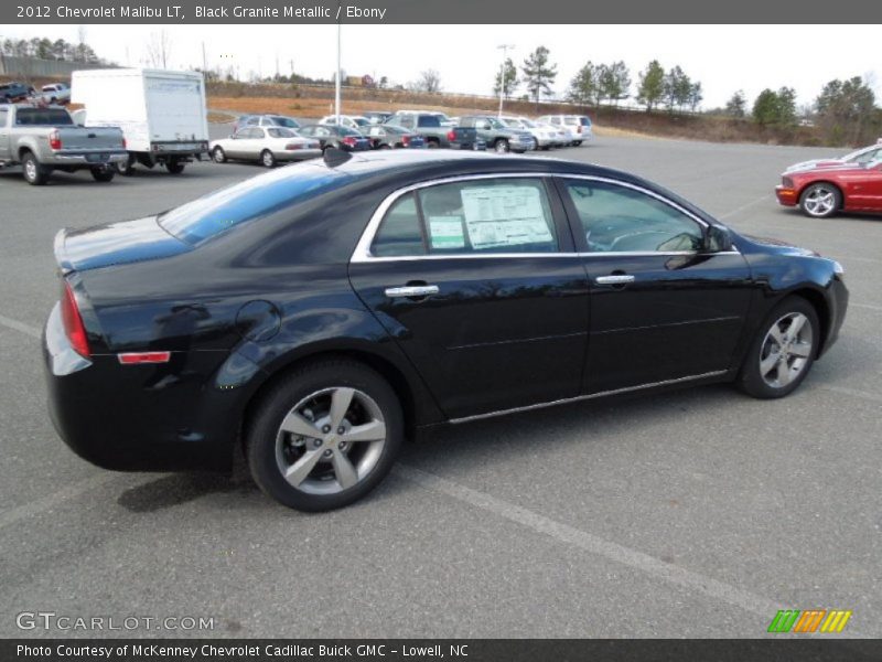 Black Granite Metallic / Ebony 2012 Chevrolet Malibu LT