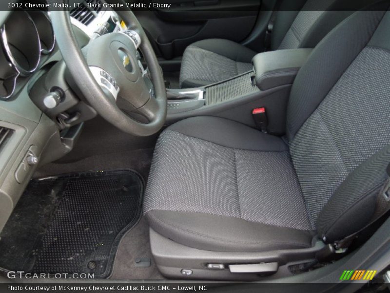 Black Granite Metallic / Ebony 2012 Chevrolet Malibu LT