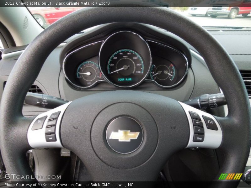 Black Granite Metallic / Ebony 2012 Chevrolet Malibu LT