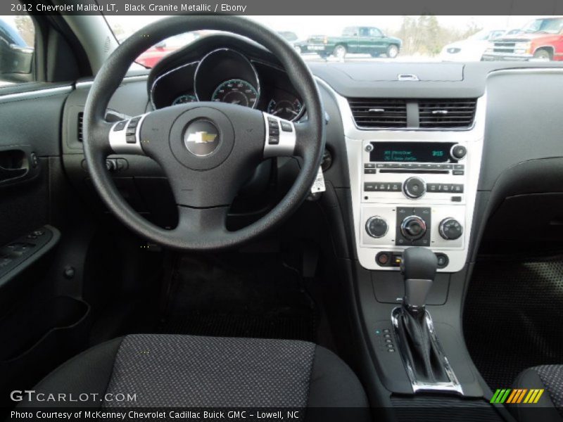 Black Granite Metallic / Ebony 2012 Chevrolet Malibu LT
