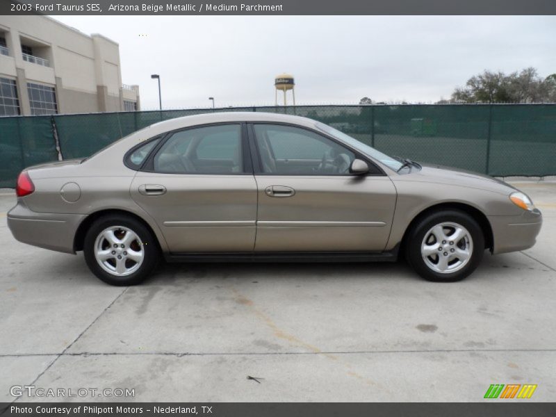 Arizona Beige Metallic / Medium Parchment 2003 Ford Taurus SES