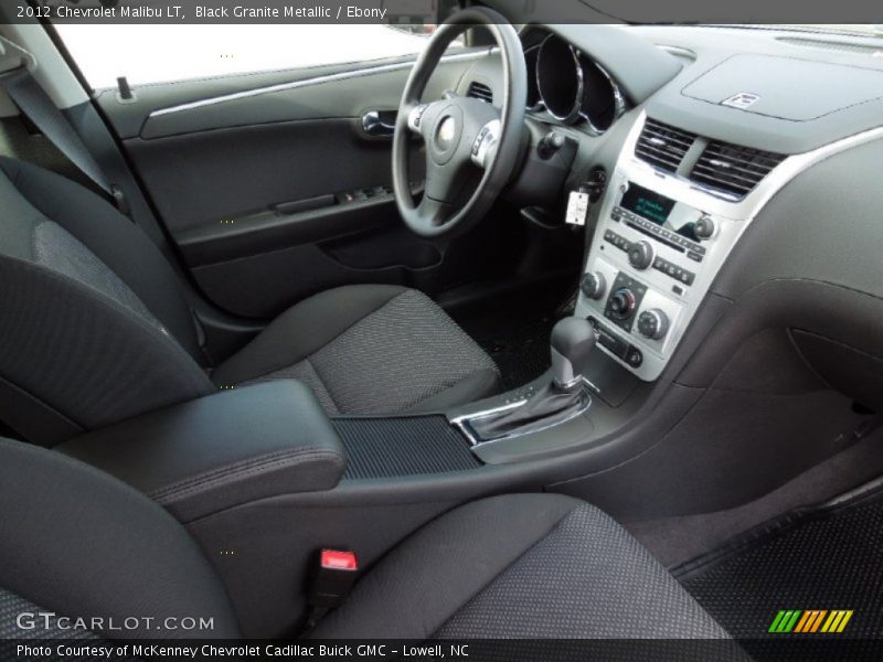 Black Granite Metallic / Ebony 2012 Chevrolet Malibu LT