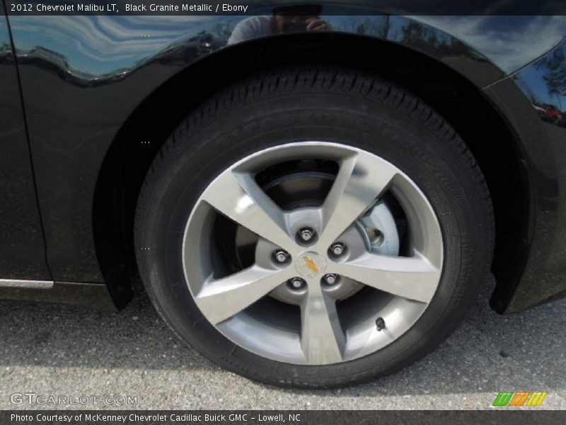 Black Granite Metallic / Ebony 2012 Chevrolet Malibu LT