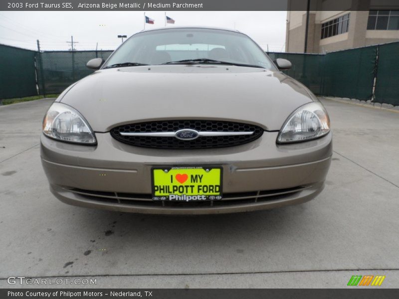 Arizona Beige Metallic / Medium Parchment 2003 Ford Taurus SES