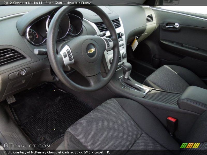 Black Granite Metallic / Ebony 2012 Chevrolet Malibu LT