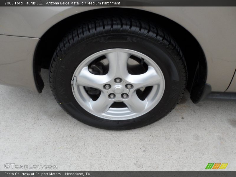 Arizona Beige Metallic / Medium Parchment 2003 Ford Taurus SES