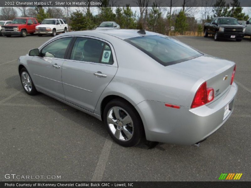 Silver Ice Metallic / Ebony 2012 Chevrolet Malibu LT