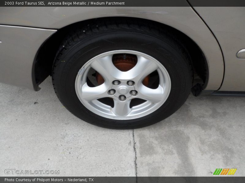 Arizona Beige Metallic / Medium Parchment 2003 Ford Taurus SES
