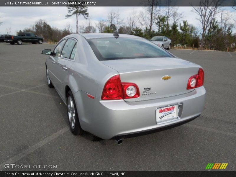 Silver Ice Metallic / Ebony 2012 Chevrolet Malibu LT