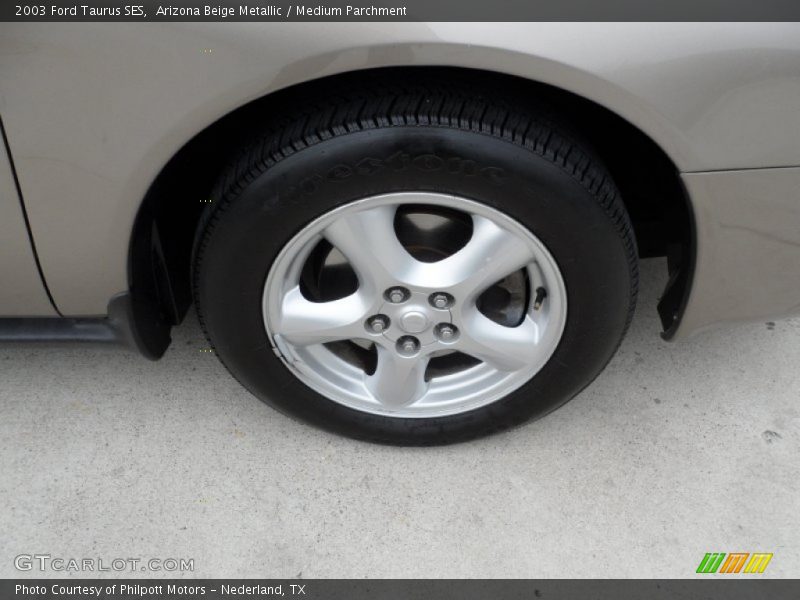 Arizona Beige Metallic / Medium Parchment 2003 Ford Taurus SES