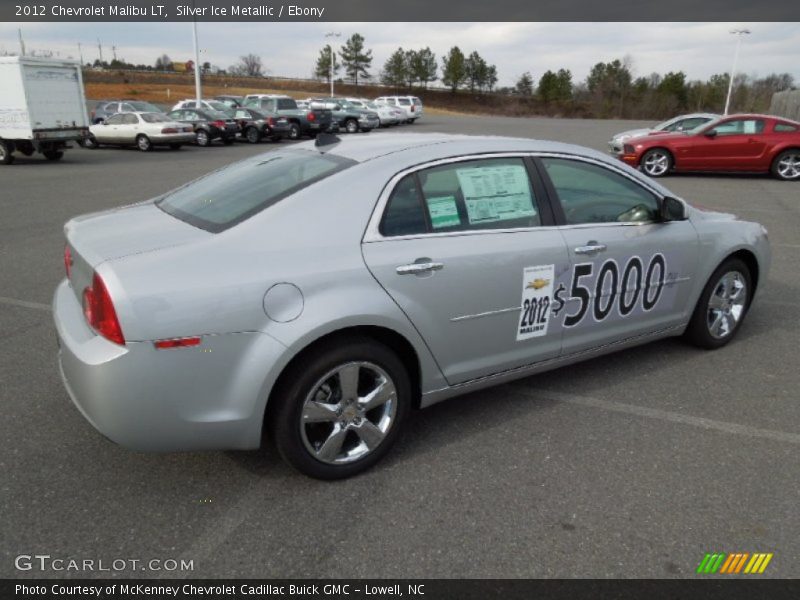 Silver Ice Metallic / Ebony 2012 Chevrolet Malibu LT