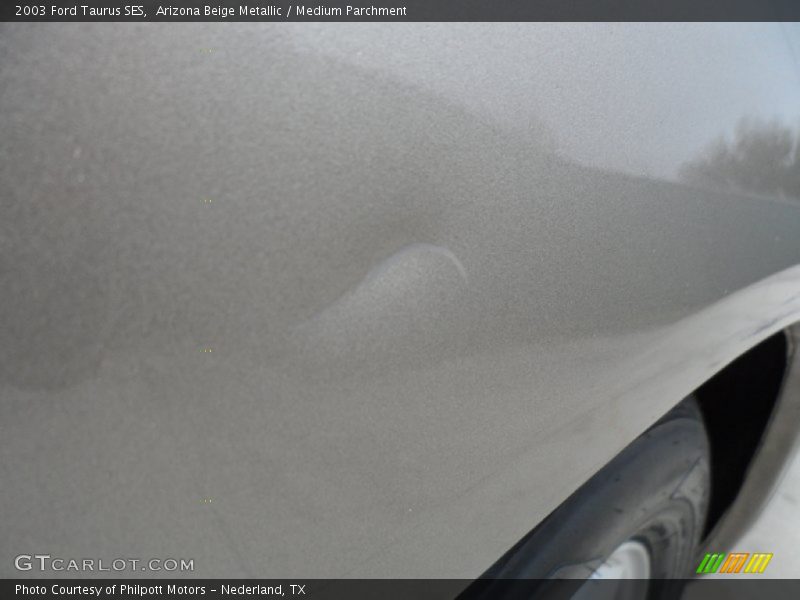 Arizona Beige Metallic / Medium Parchment 2003 Ford Taurus SES
