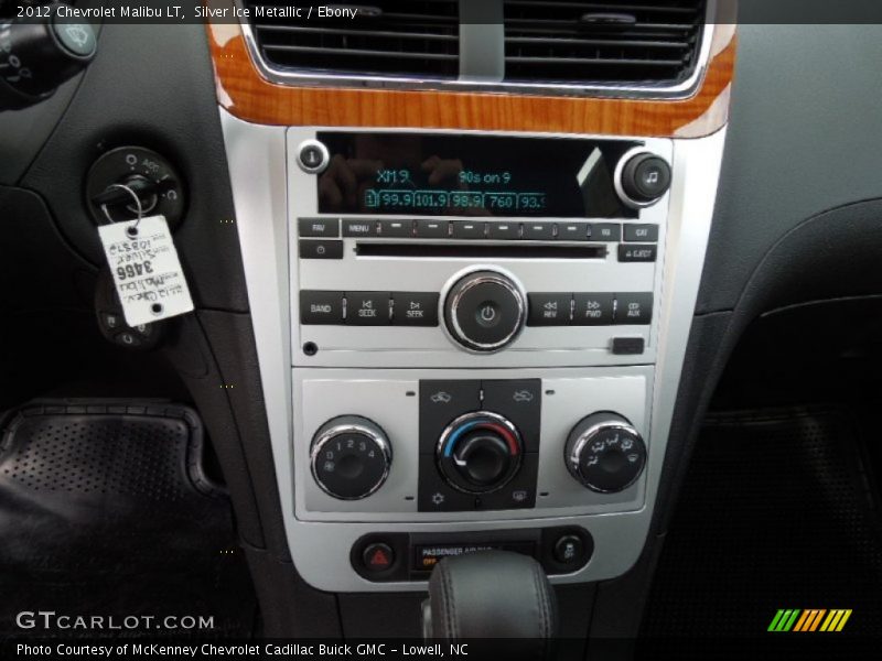 Silver Ice Metallic / Ebony 2012 Chevrolet Malibu LT
