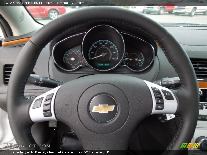 Silver Ice Metallic / Ebony 2012 Chevrolet Malibu LT