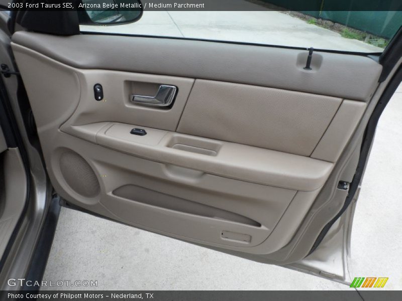 Arizona Beige Metallic / Medium Parchment 2003 Ford Taurus SES