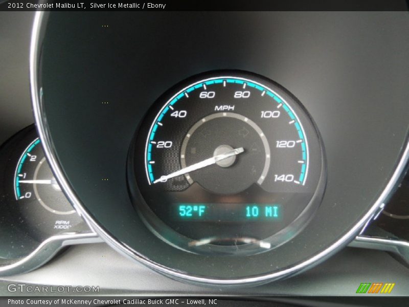 Silver Ice Metallic / Ebony 2012 Chevrolet Malibu LT