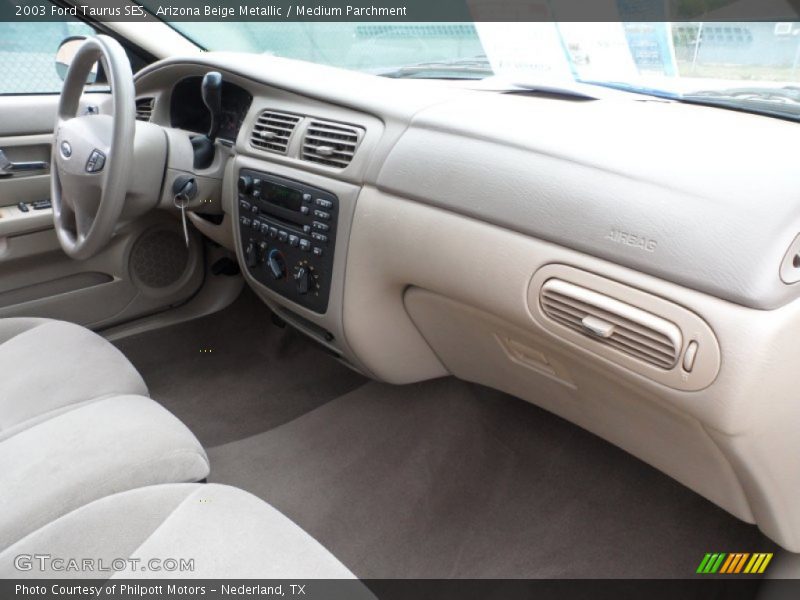 Arizona Beige Metallic / Medium Parchment 2003 Ford Taurus SES