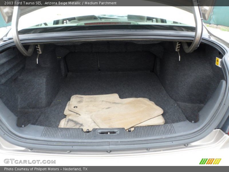 Arizona Beige Metallic / Medium Parchment 2003 Ford Taurus SES