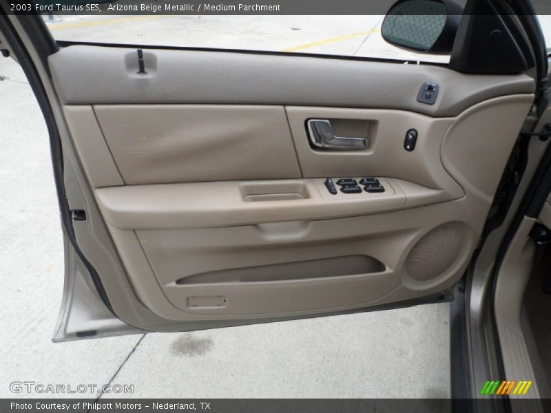 Arizona Beige Metallic / Medium Parchment 2003 Ford Taurus SES