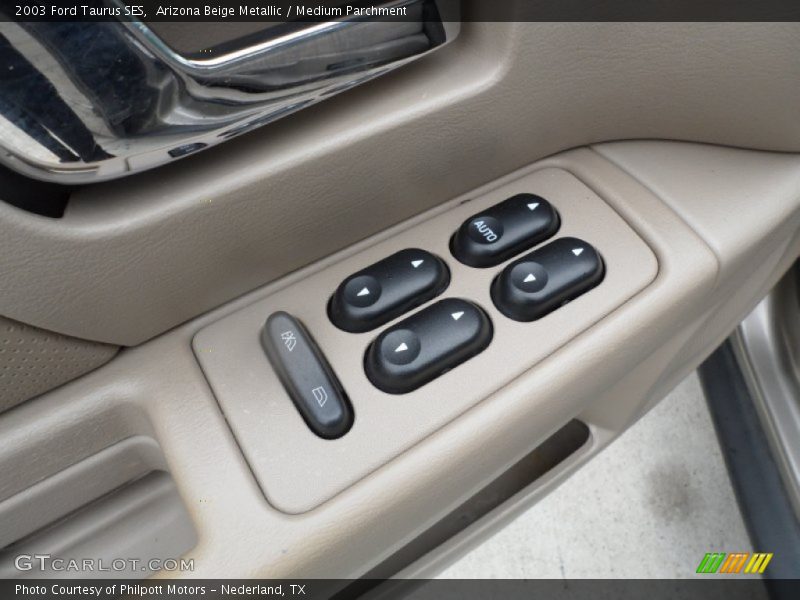 Arizona Beige Metallic / Medium Parchment 2003 Ford Taurus SES