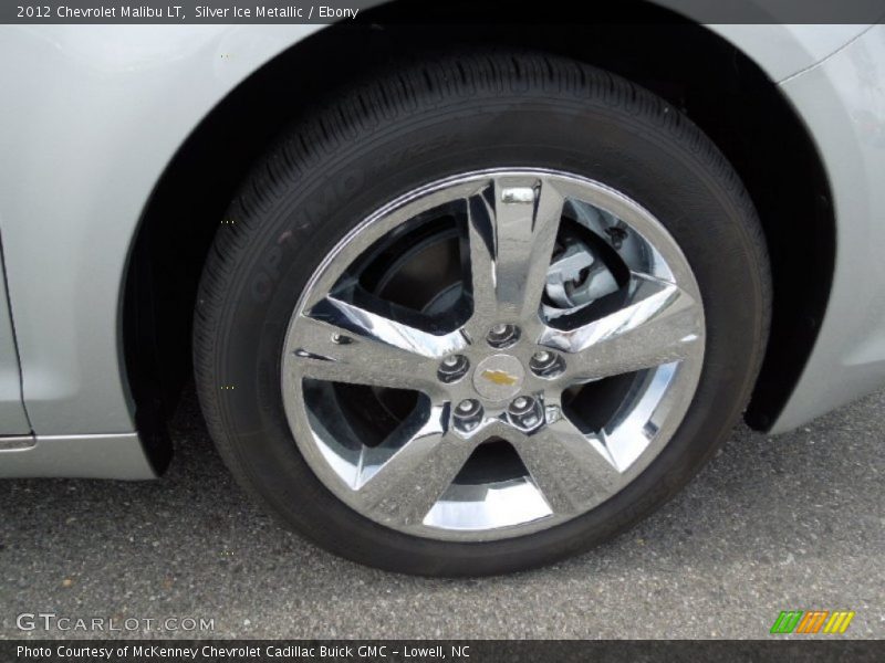 Silver Ice Metallic / Ebony 2012 Chevrolet Malibu LT