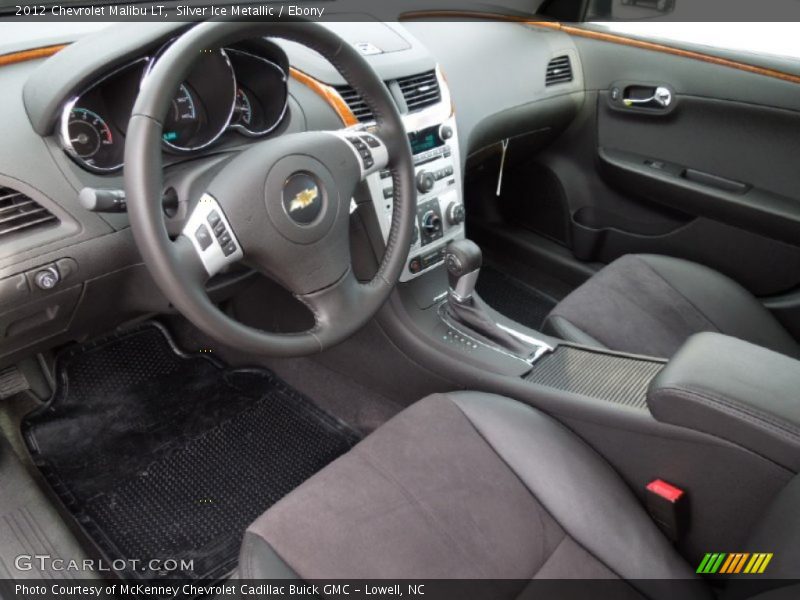 Silver Ice Metallic / Ebony 2012 Chevrolet Malibu LT