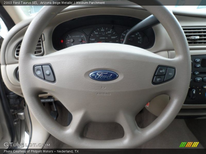 Arizona Beige Metallic / Medium Parchment 2003 Ford Taurus SES