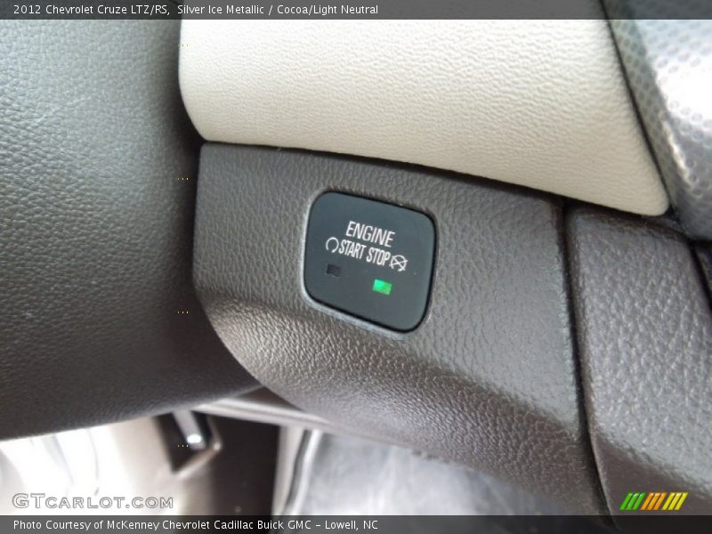 Silver Ice Metallic / Cocoa/Light Neutral 2012 Chevrolet Cruze LTZ/RS