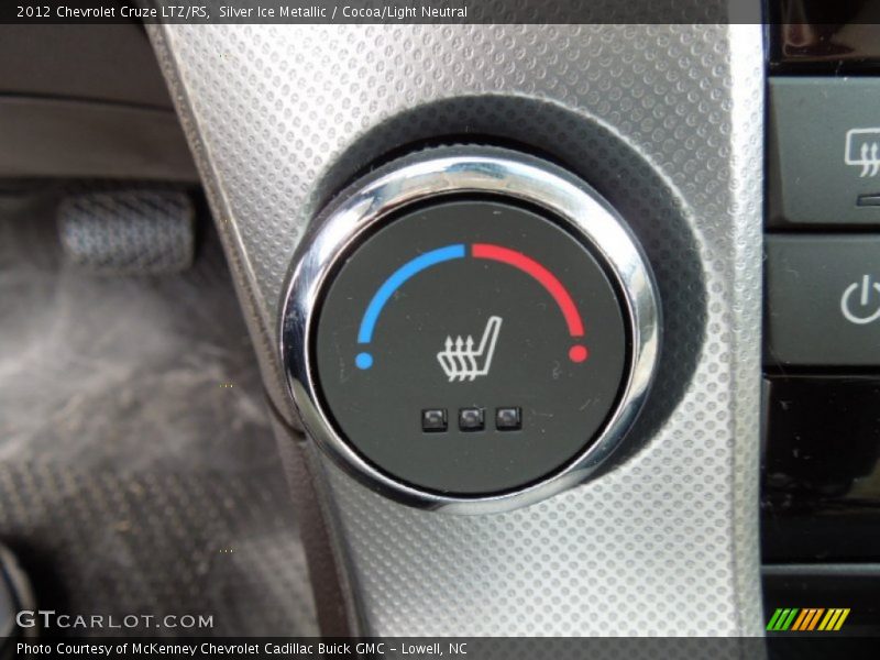 Silver Ice Metallic / Cocoa/Light Neutral 2012 Chevrolet Cruze LTZ/RS