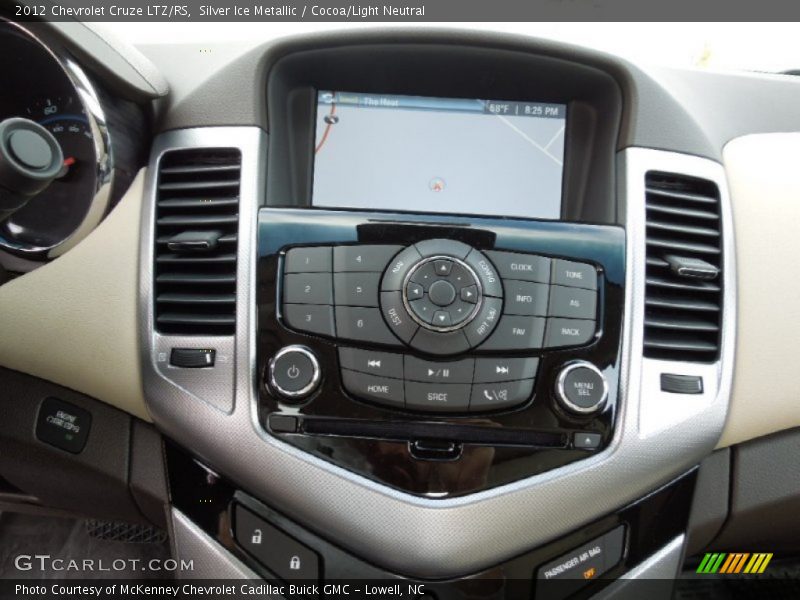 Silver Ice Metallic / Cocoa/Light Neutral 2012 Chevrolet Cruze LTZ/RS