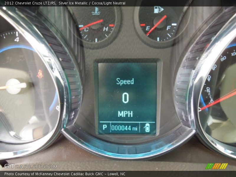 Silver Ice Metallic / Cocoa/Light Neutral 2012 Chevrolet Cruze LTZ/RS