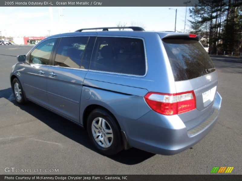 Ocean Mist Metallic / Gray 2005 Honda Odyssey EX-L