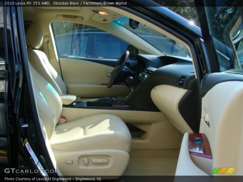 Obsidian Black / Parchment/Brown Walnut 2010 Lexus RX 350 AWD