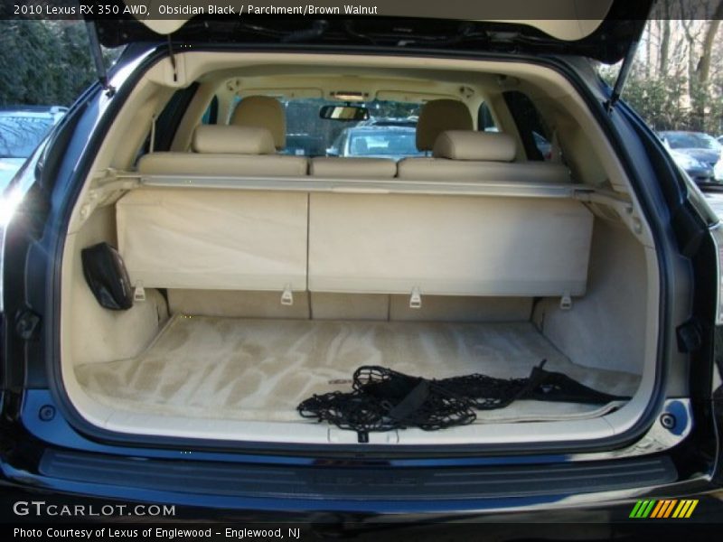 Obsidian Black / Parchment/Brown Walnut 2010 Lexus RX 350 AWD