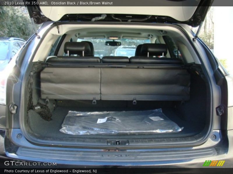 Obsidian Black / Black/Brown Walnut 2010 Lexus RX 350 AWD