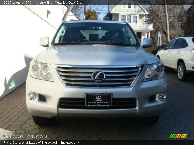 Mercury Silver Metallic / Dark Gray 2009 Lexus LX 570