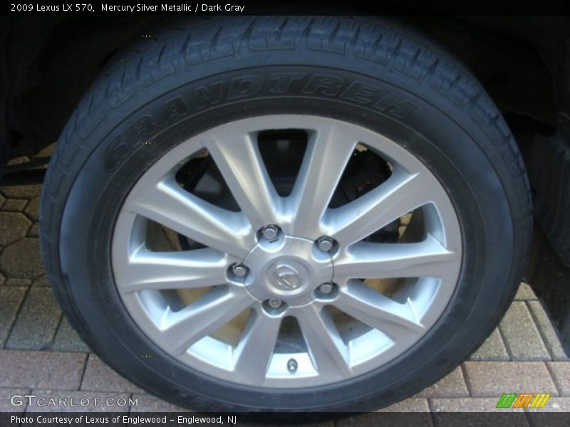 Mercury Silver Metallic / Dark Gray 2009 Lexus LX 570