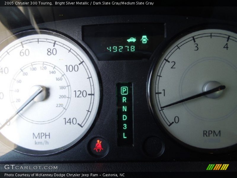 Bright Silver Metallic / Dark Slate Gray/Medium Slate Gray 2005 Chrysler 300 Touring